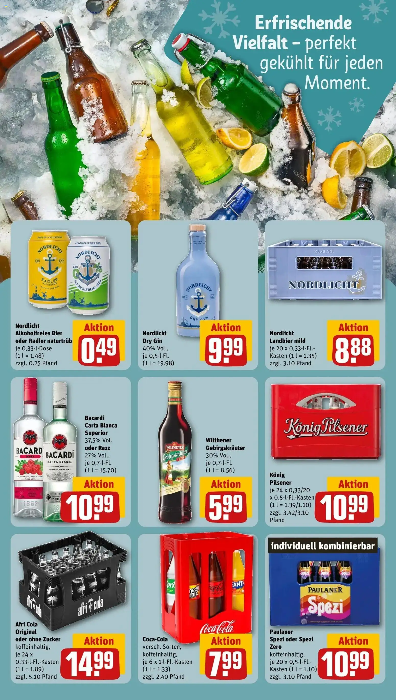 Rewe Prospekt Lauenförde – gültig ab 13.07.2026 | Seite: 17 | Produkte: Fanta, Rum, Zucker, Paulaner
