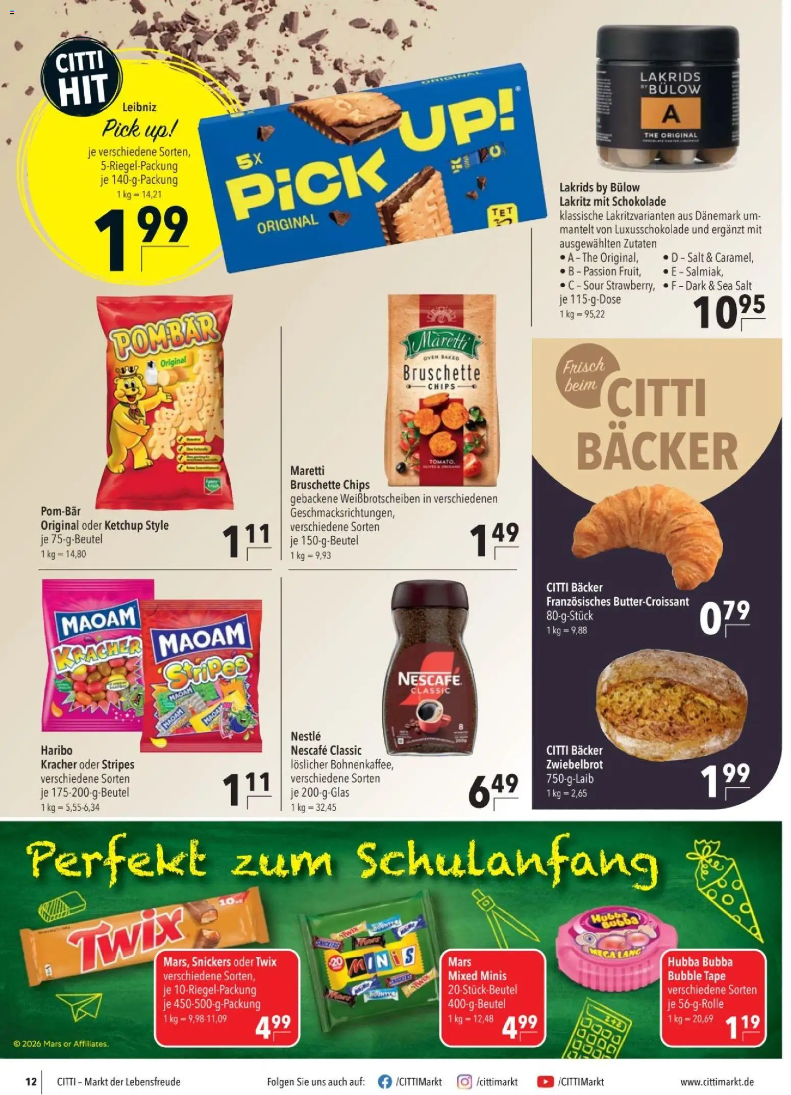 CITTI tilbudsavis – gyldig fra 12/08/2026 | Side: 14 | Produkter: Chips, Ketchup, Salt, Lakrids