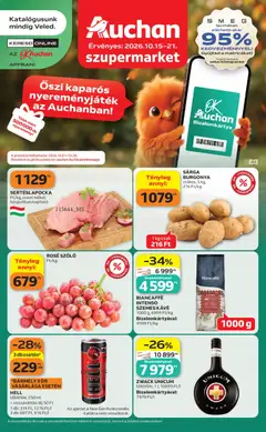 Auchan Szupermarket akciós újság - amely érvényes a következő dátumtól: 2026.10.15.