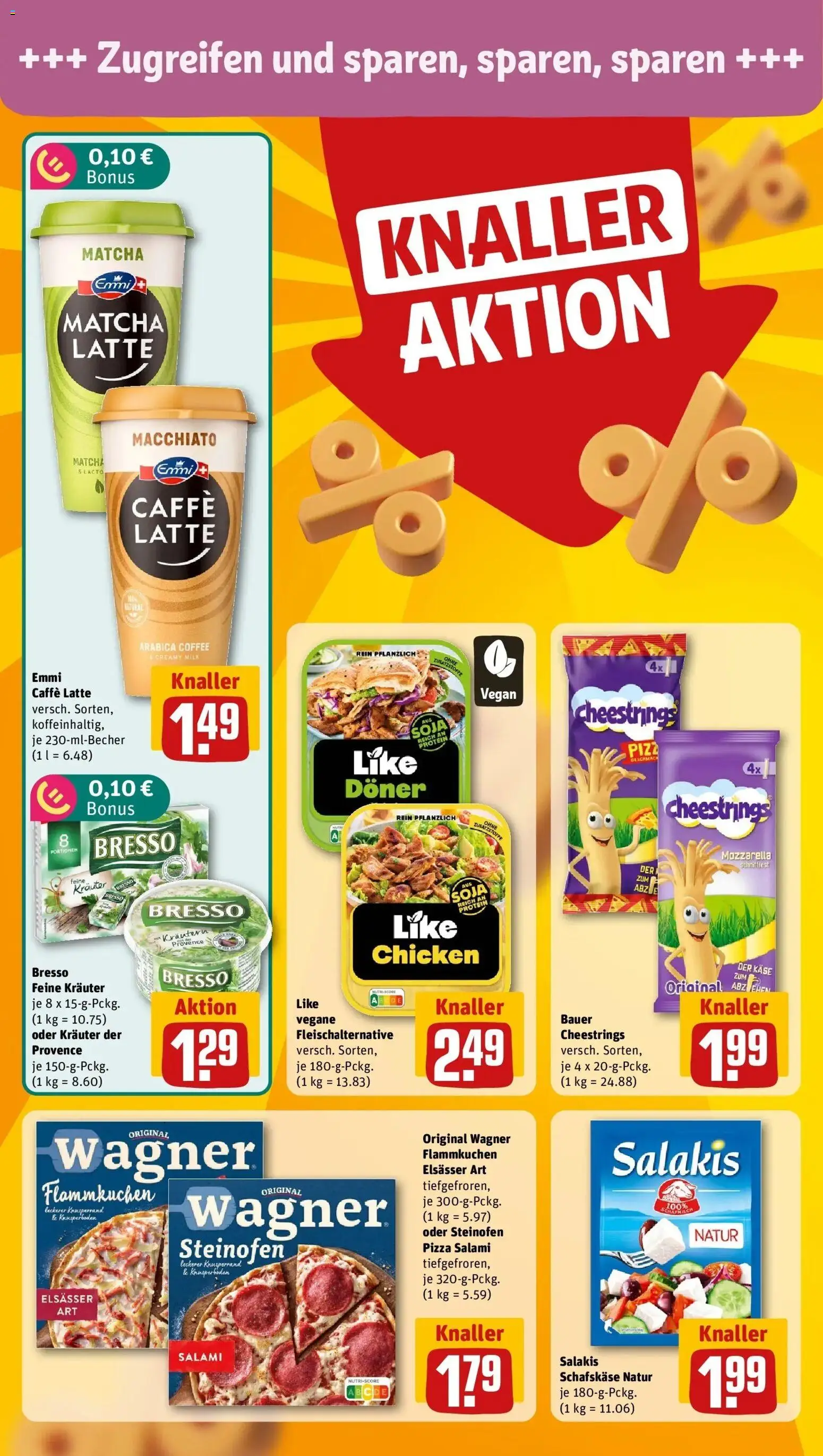 REWE Prospekt ab 12.10.2026 zum Blättern » Angebote | Seite: 10 | Produkte: Bresso, Salakis, Pizza, Schafskase