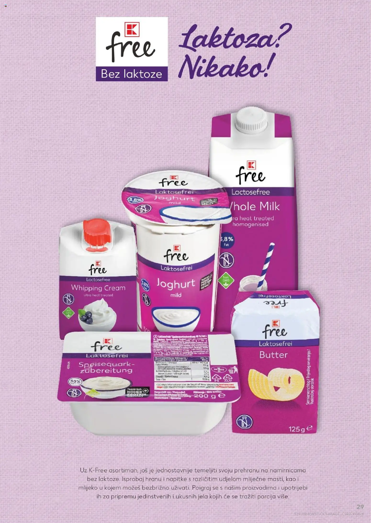 Kaufland katalog | vrijedi od 09.09.2026 | Stranica: 29 | Proizvodi: Mlijeko, Sol