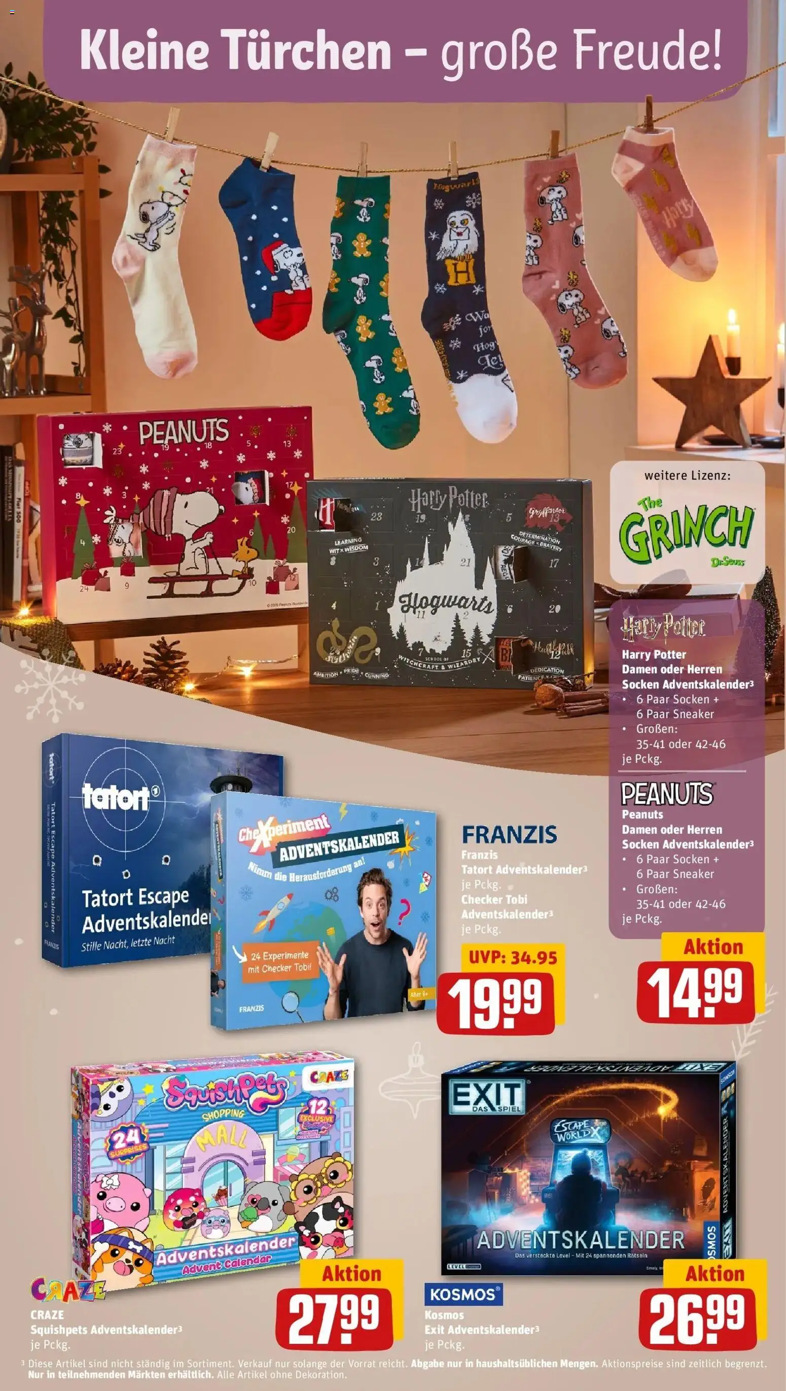 REWE Prospekt ab 19.10.2026 zum Blättern » Angebote | Seite: 28 | Produkte: Spiel, Socken