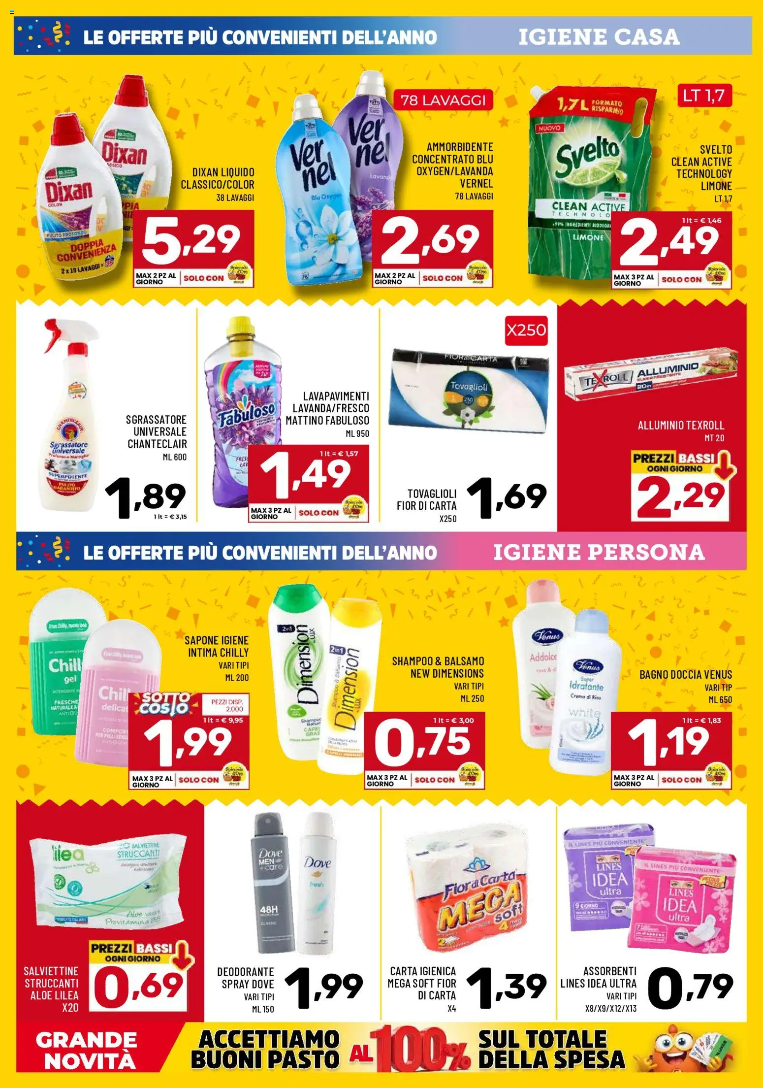 Volantino Il Centesimo del 07/07/2026 | Pagina: 10 | Prodotti: Shampoo, Crema, Limone, Doccia