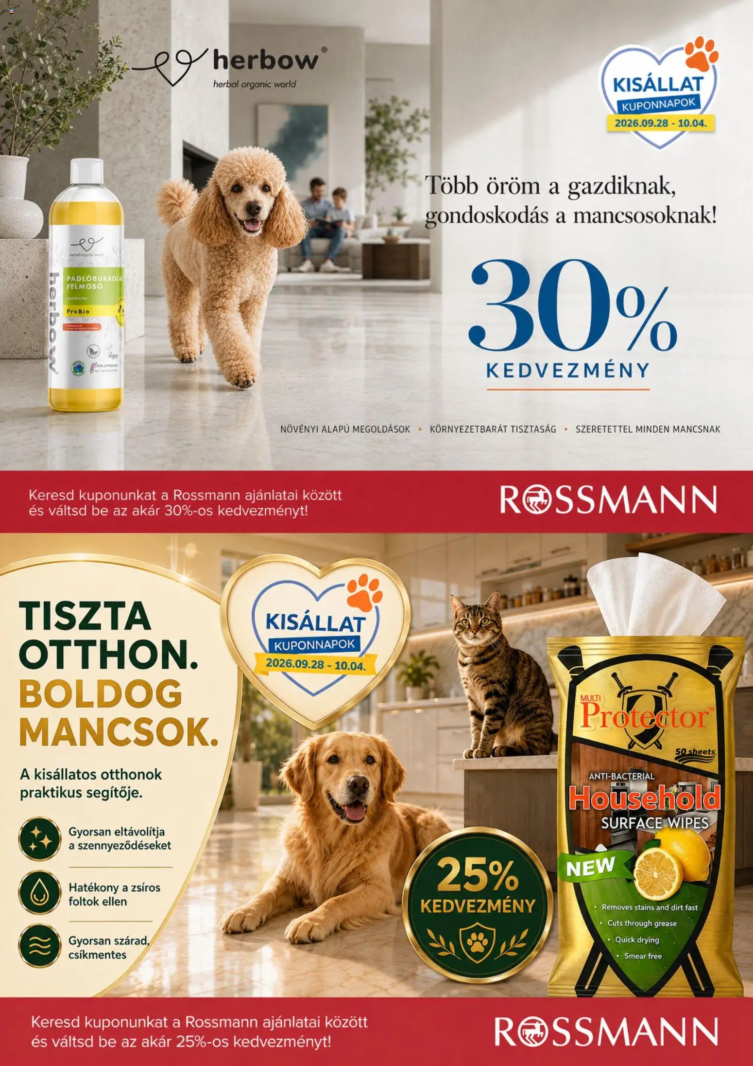 Rossmann akciós ujság - amely érvényes a következő dátumtól: 2026.09.28. | Oldal: 2 | Termékek: Felmosó