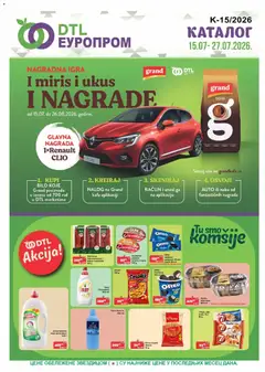 Europrom katalog - pregled Europrom kataloga - važi od 15.07.2026