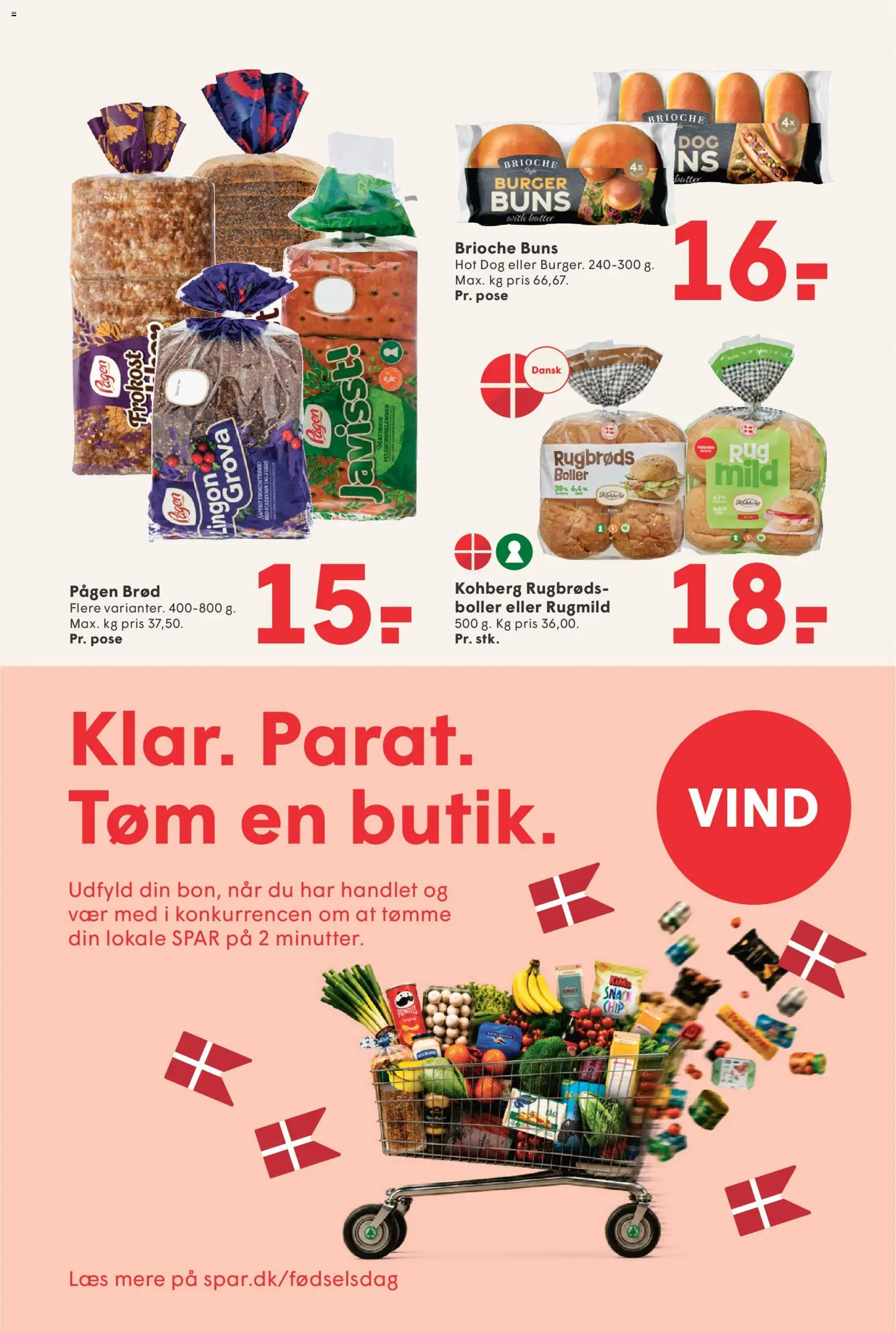 Spar tilbudsavis – gyldig fra 25/09/2026 | Side: 12 | Produkter: Brød, Brioche