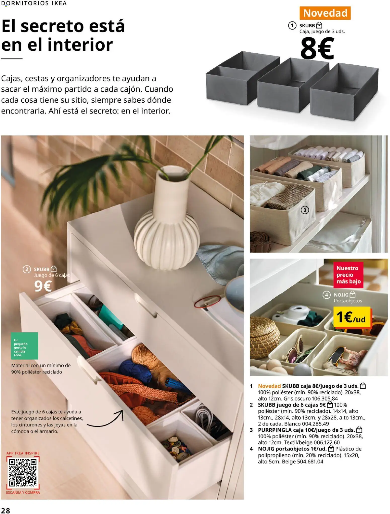 IKEA - Accesorios y decoración │ válido desde el 01/09/2026 | Página: 28 | Productos: Cómoda, Té, Caja