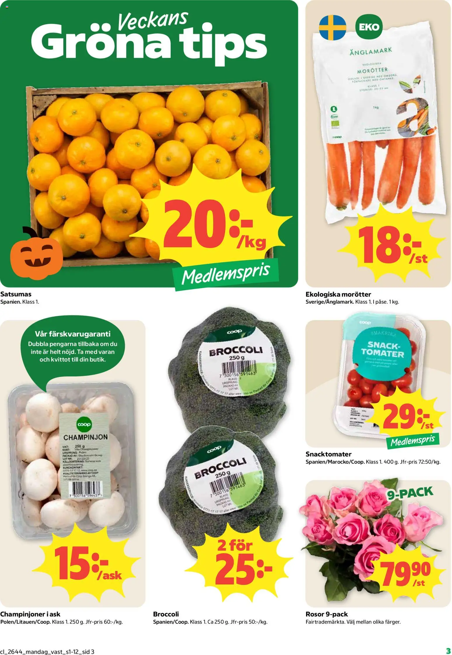 Coop reklamblad aktuell från 26/10/2026 | Sida: 3
