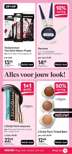Etos folder - Voorbeeld van een folder van Etos, geldig van 11.05.2026 | Pagina: 16 | Producten: Kan, Mascara