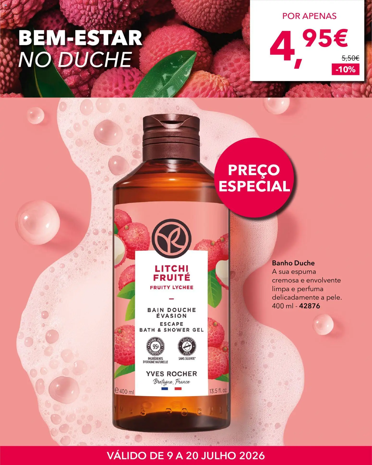 Yves Rocher Lichia frutada │ válido de 09/07/2026 | Página: 3 | Produtos: Banho