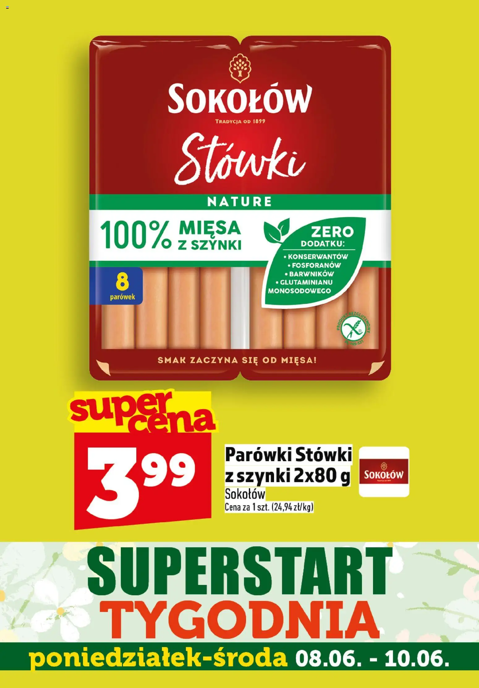 Topaz gazetka - Superstart tygodnia od 08.06.2026 | Strona: 5 | Produkty: Parówki