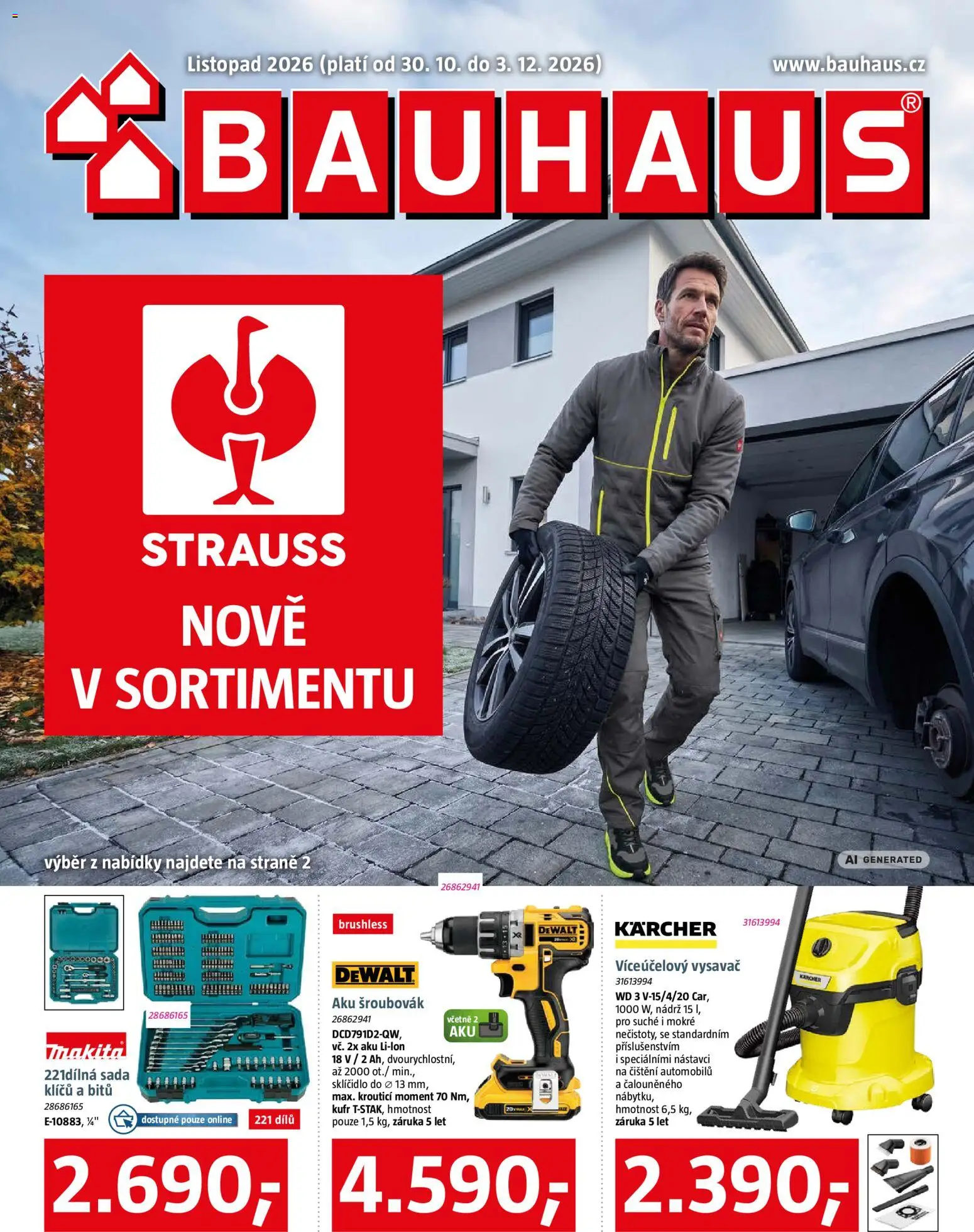Bauhaus leták od 30.10.2026 | Strana: 1