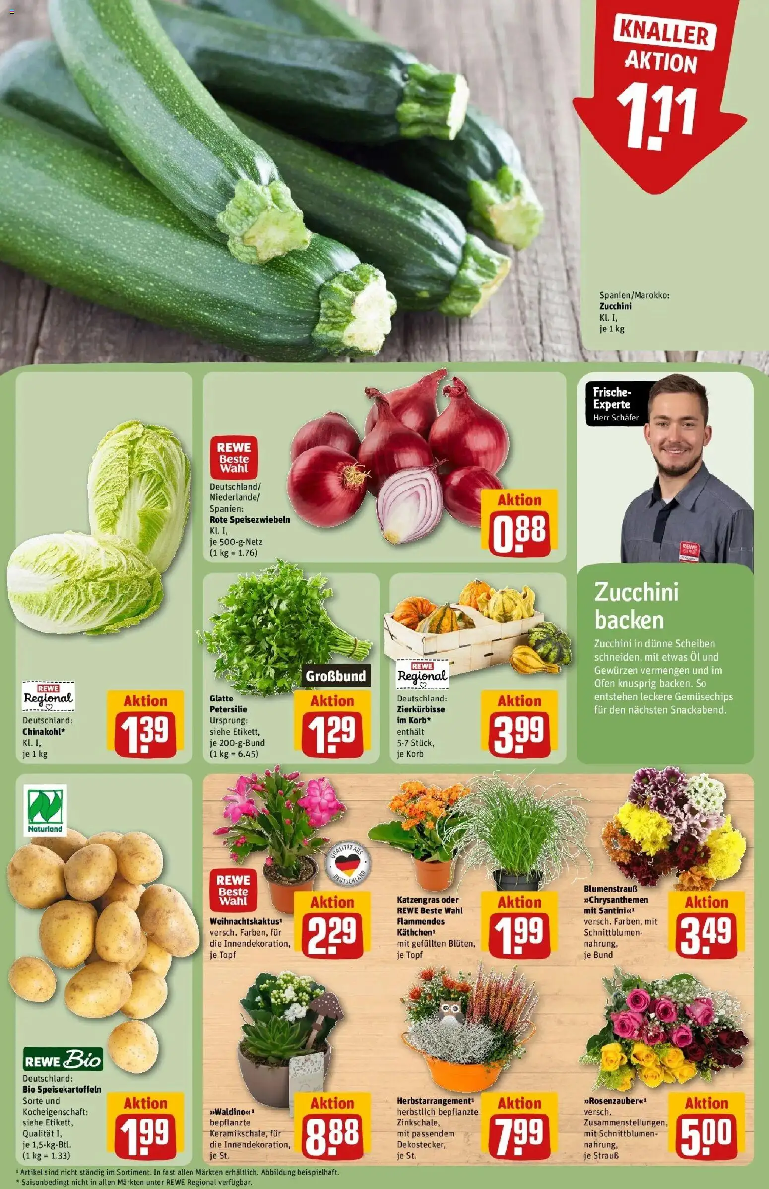 REWE Prospekt ab 26.10.2026 zum Blättern » Angebote | Seite: 7 | Produkte: Ofen, Öl, Korb, Petersilie