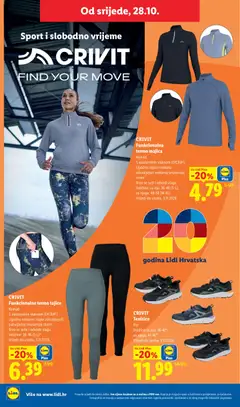 CRIVIT Tenisice, Par Veličine za nju: 36-41*; za njega: 41-46* - Pregled kataloga iz trgovine Lidl, vrijedi od 26.10.2026 | Stranica: 58