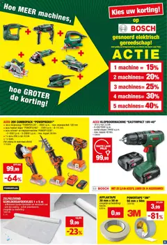 Hubo folder - Voorbeeld van een folder van Hubo, geldig van 21/10/2026 | Pagina: 5 | Producten: Gereedschap, Slijper, Tape, Accu klopboormachine