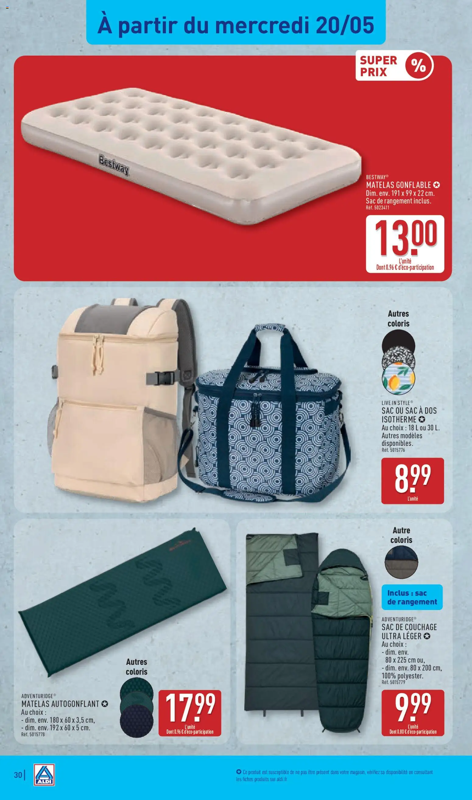 {H1} | Page: 32 | Produits: Matelas autogonflant, Sac, Matelas, Sac à dos