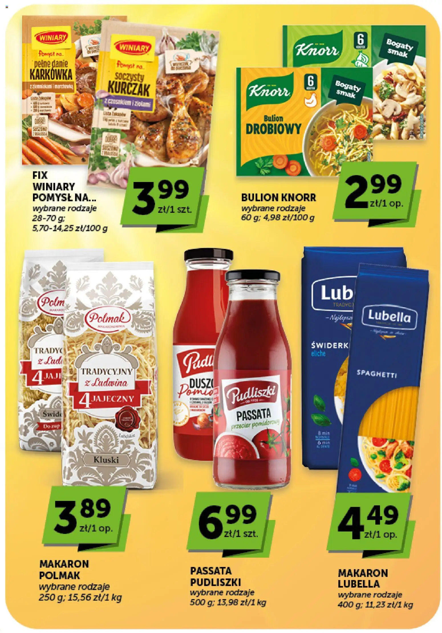 ABC gazetka od 23.07.2026 | Strona: 28 | Produkty: Bulion drobiowy, Karkówka, Kurczak, Makaron