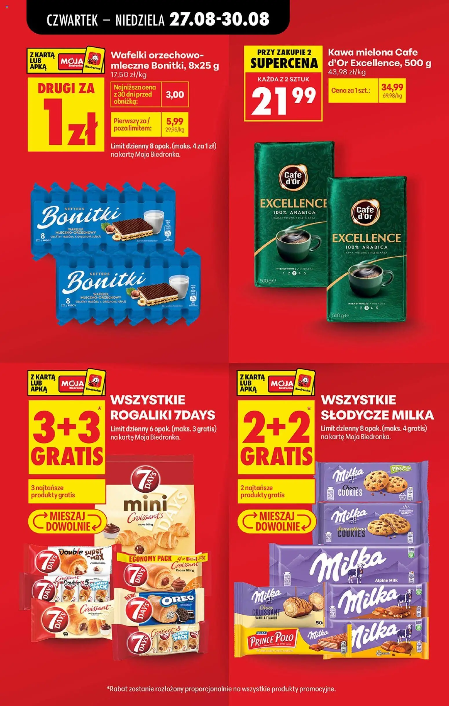 Biedronka Polsko leták - Codziennie niskie ceny od 27.08.2026 | Strana: 16 | Produkty: Milka, Cookies, Oreo, Mletá káva