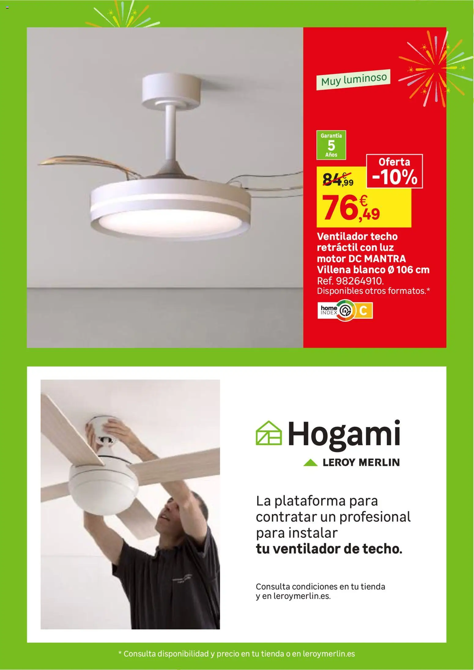 Leroy Merlin catálogo │ válido desde el 23/06/2026 | Página: 40 | Productos: Ventilador