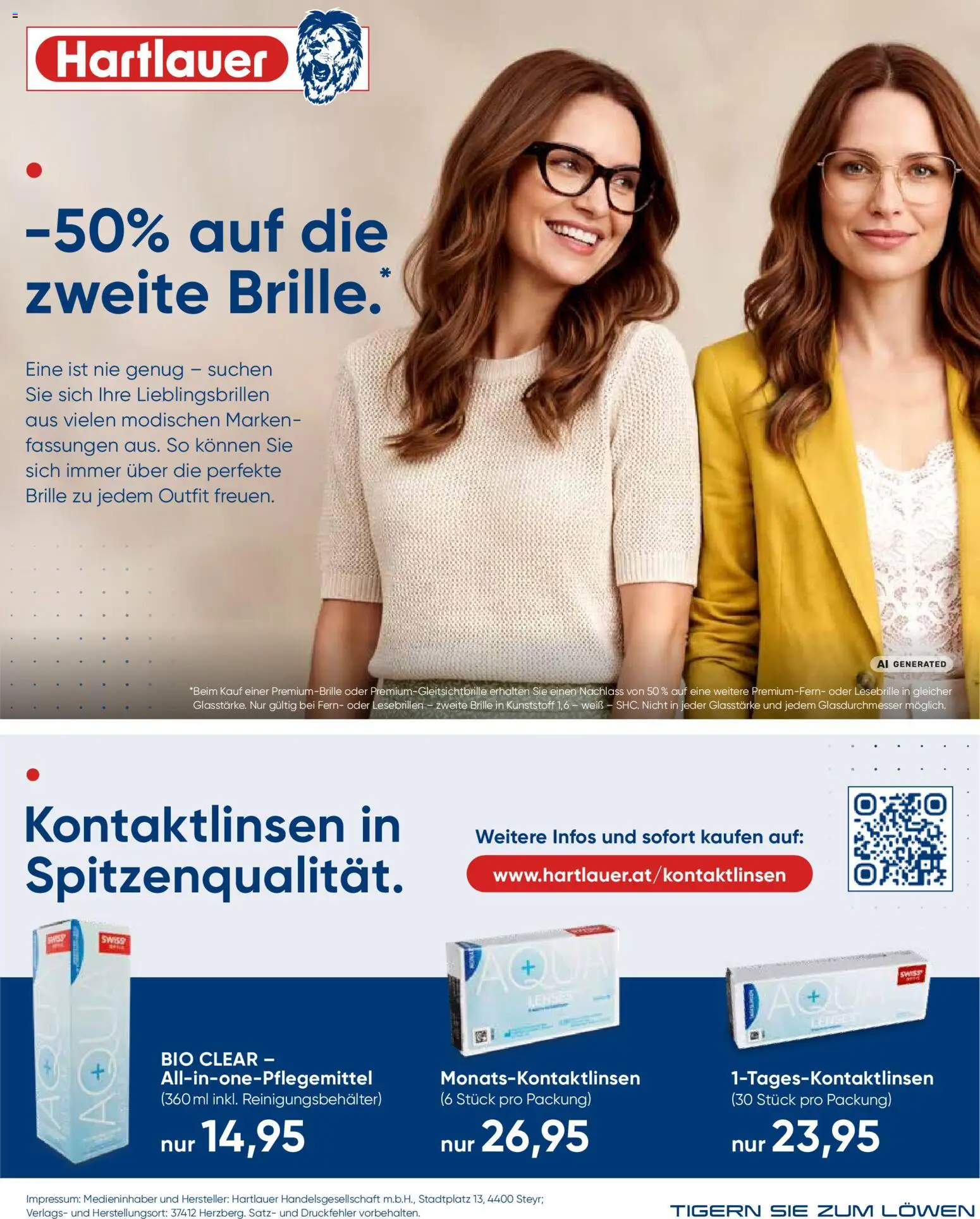 Hartlauer Gleitsichtbrille? Vergleichen zahlt sich aus! gültig ab 01.09.2026 | Seite: 16 | Produkte: Brille