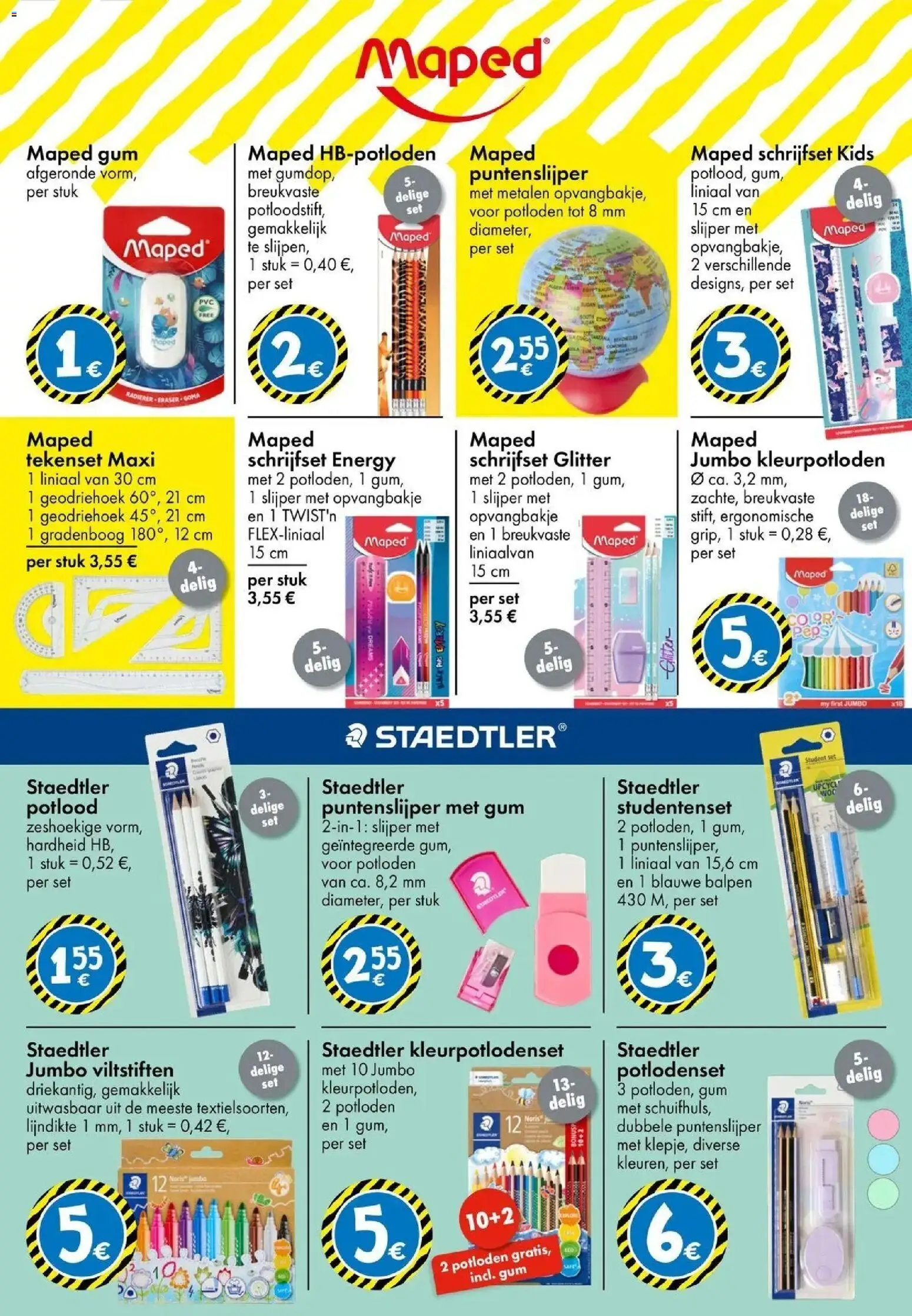 TEDi - TEDi folder tot 14.08.2026 vanaf 14/08/2026 | Pagina: 9 | Producten: Puntenslijper, Potlood, Liniaal, Kleurpotloden