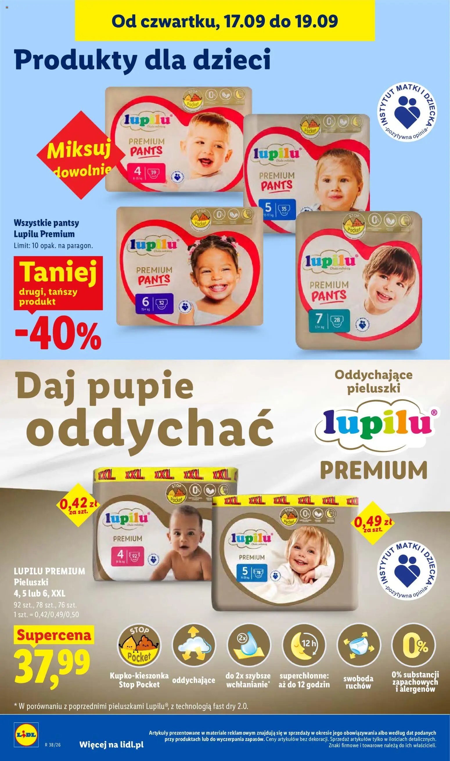 Lidl Polsko leták od 17.09.2026 | Strana: 84 | Produkty: Pants