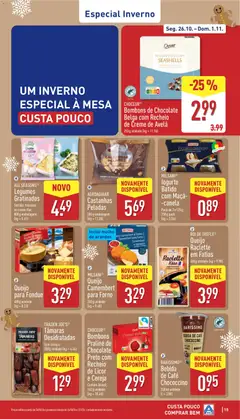 Pré-visualização Queijo, Raclette, em Fatias, 400 g unidade (kg = 9.98) válido de 26/10/2026 | Página: 15 | Produtos: Camembert, Licor, Cereja, Chocolate