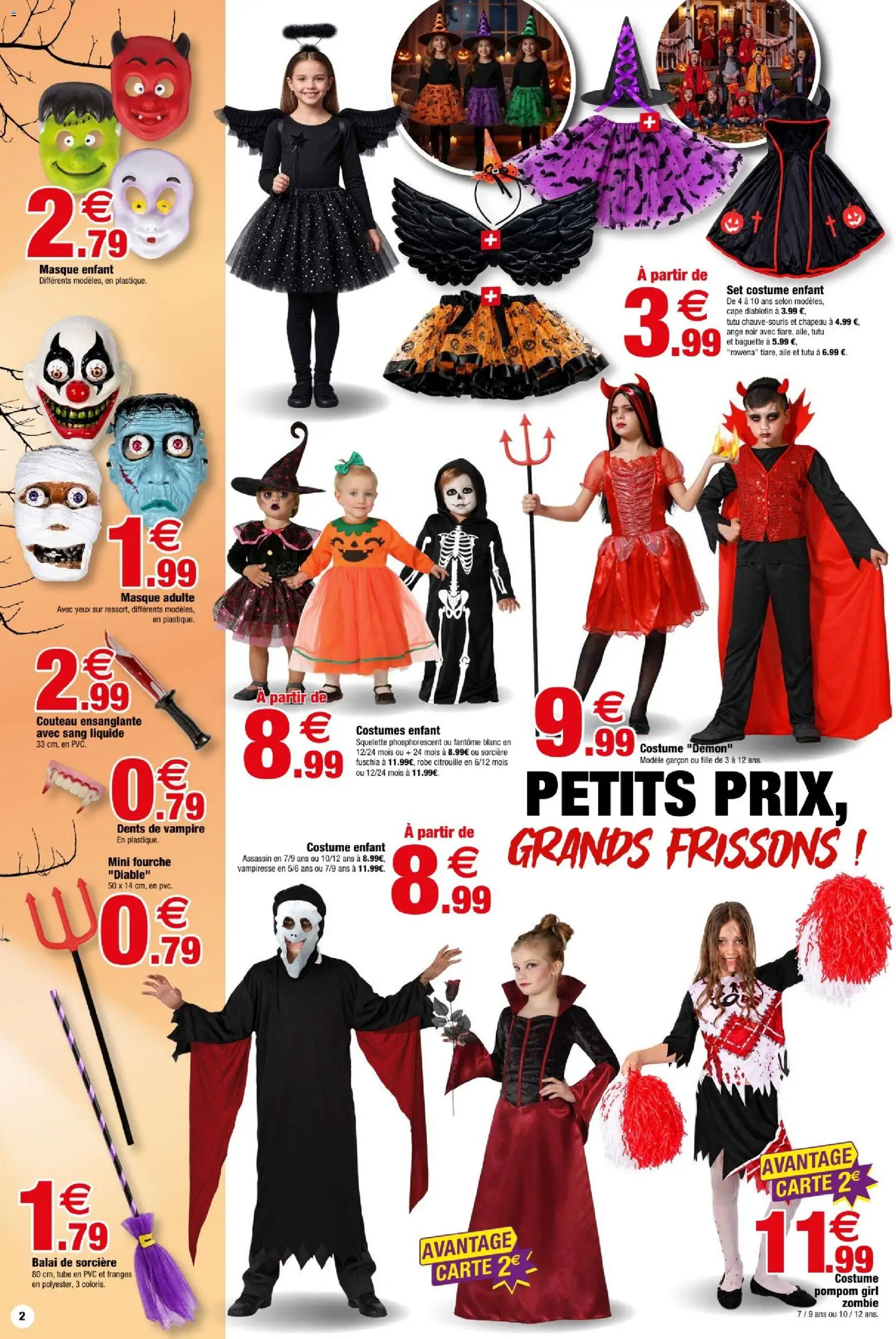 {H1} | Page: 2 | Produits: Citrouille, Diable, Balai, Costume