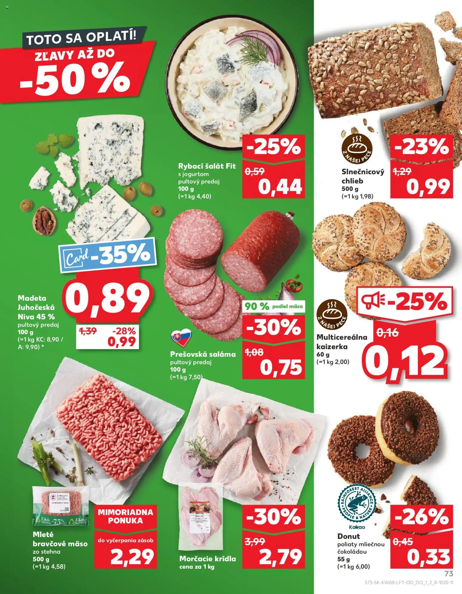 Kaufland SK akciós ujság - amely érvényes a következő dátumtól: 2026.02.19. | Oldal: 73