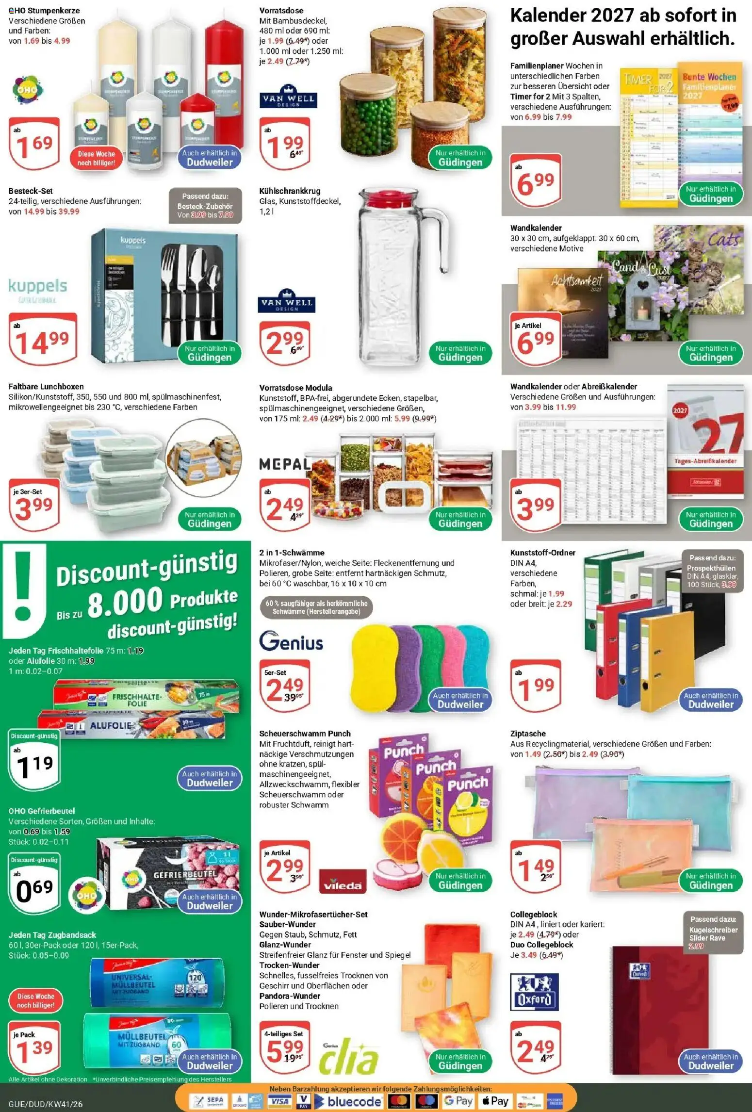 Globus Prospekt Saarbrücken-Güdingen (ab 05.10.2026) » Angebote online | Seite: 24 | Produkte: Spiegel, Schwämme