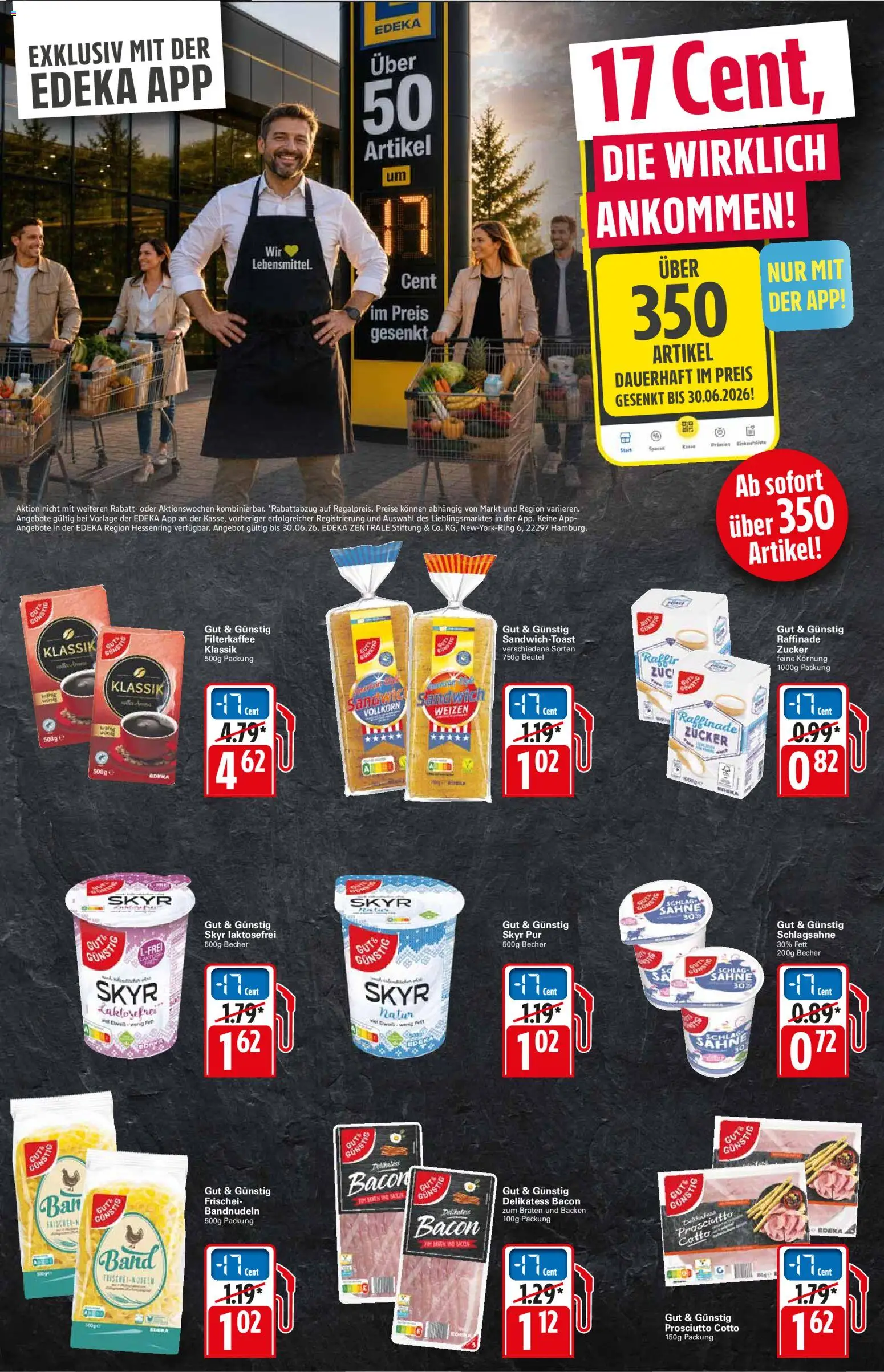 WEZ Prospekt – gültig ab 22.06.2026 | Seite: 9 | Produkte: Schlagsahne, Skyr, Zucker, Sahne