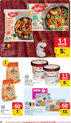 Carrefour market folder week 26 - Voorbeeld van een folder van Carrefour market, geldig van 24/06/2026 | Pagina: 10 | Producten: Pasta, Room, Groenten, Pot
