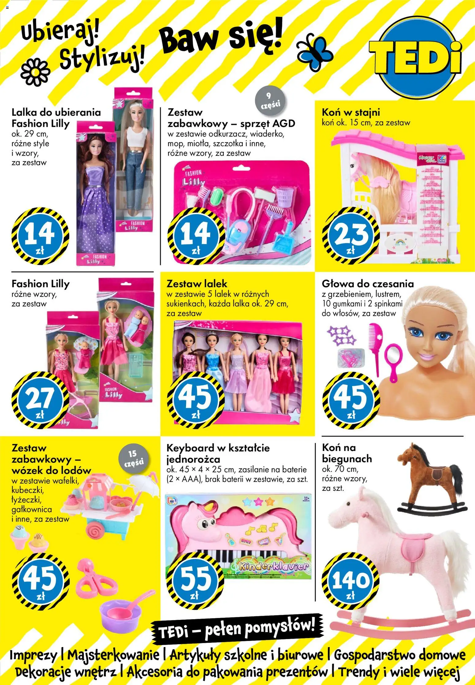 TEDi gazetka od 06.03.2026 | Strona: 20 | Produkty: Baterie, Lalka, Szczotka, Artykuły szkolne