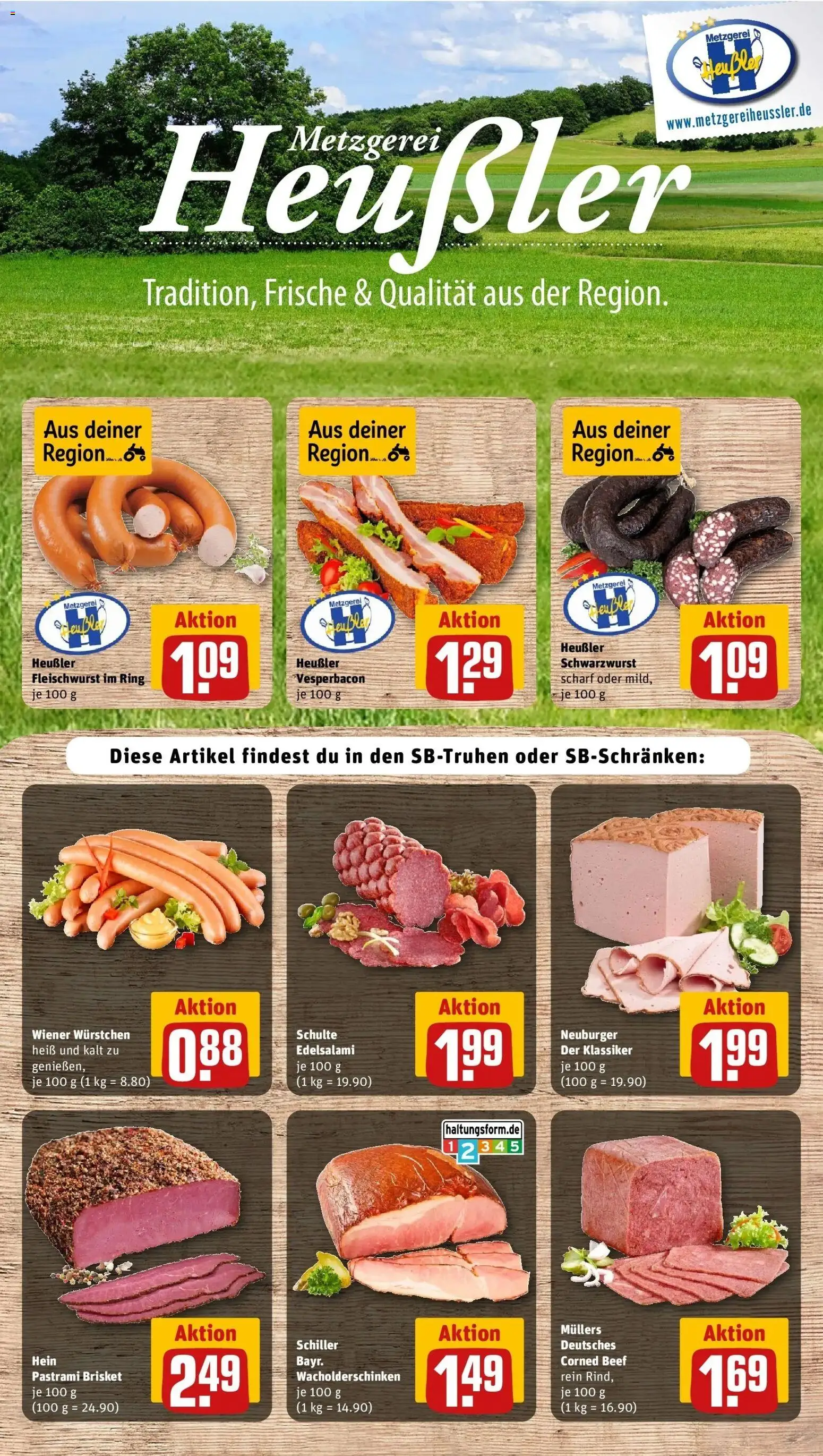 REWE Prospekt ab 28.09.2026 zum Blättern » Angebote | Seite: 17 | Produkte: Wiener wurstchen