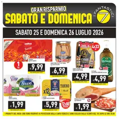 Anteprima del volantino PIM Supermercati volantino Weekend valido a partire dal 25/07/2026