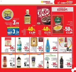 Anteprima del volantino Conad volantino Sesto San Giovanni valido a partire dal 09/09/2026 | Pagina: 9 | Prodotti: Succo, Olive, Pasta, Aceto