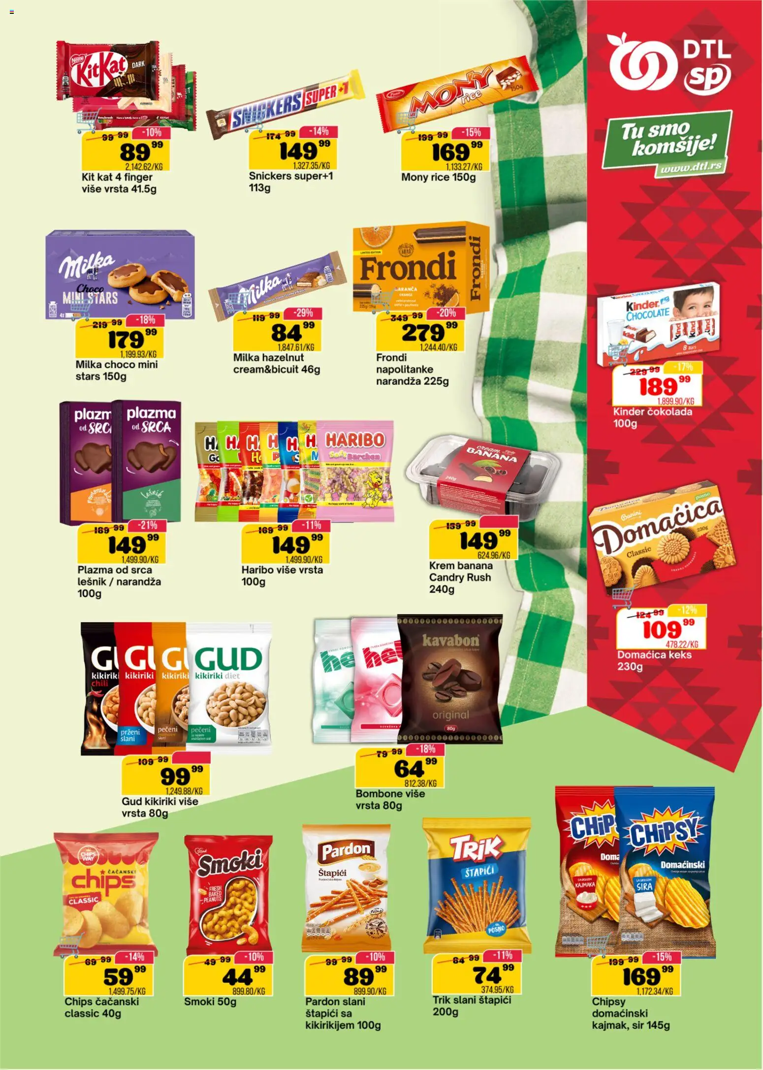 Senta Promet katalog - važi od 26.08.2026 | Strana: 11 | Proizvode: Smoki, Lešnik, Kikiriki, Čokolada