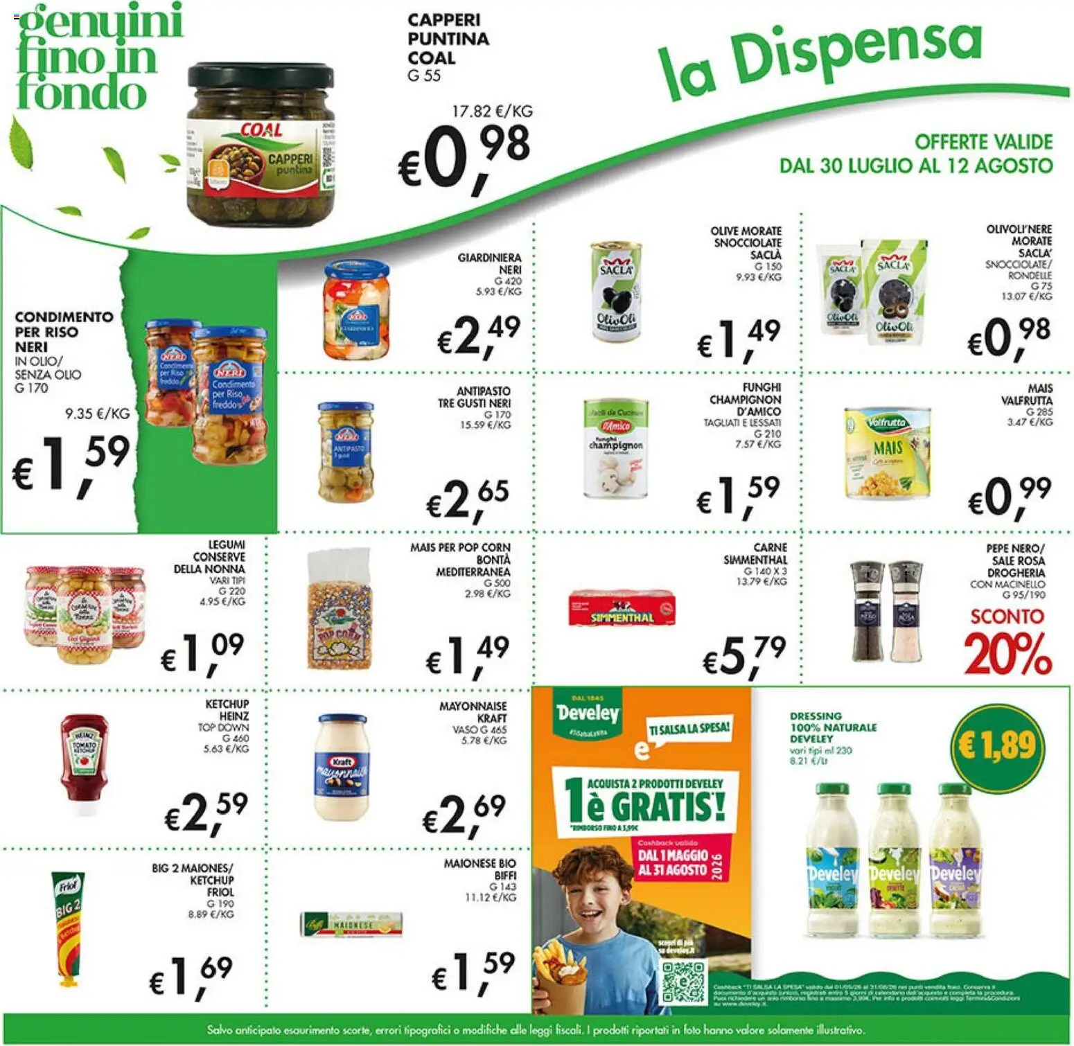 Volantino Coal del 30/07/2026 | Pagina: 21 | Prodotti: Legumi, Riso, Maionese, Mais
