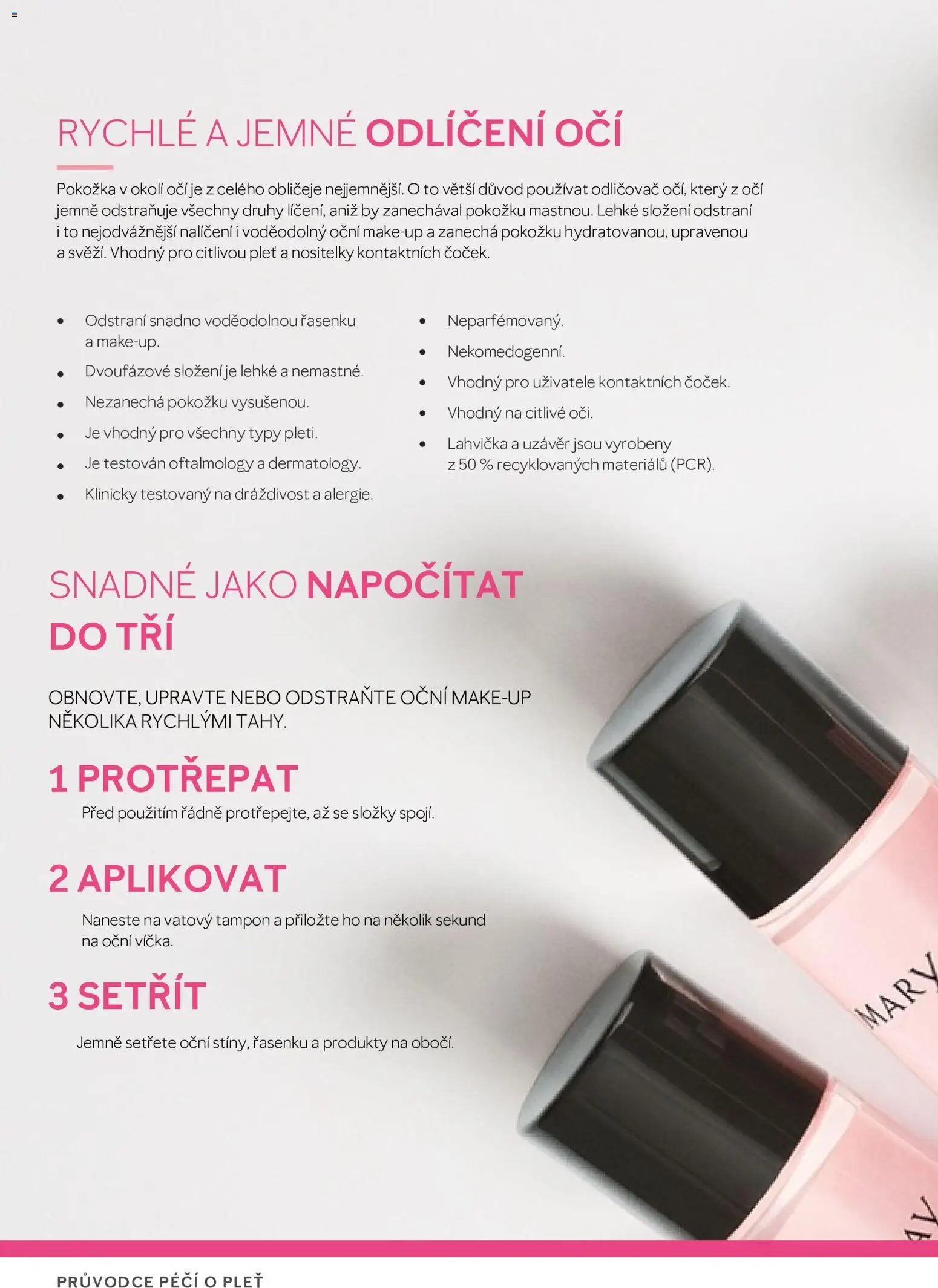 Mary Kay katalog - Průvodce péčí o pleť od 03.08.2026 | Strana: 50 | Produkty: Makeup, Lahvička