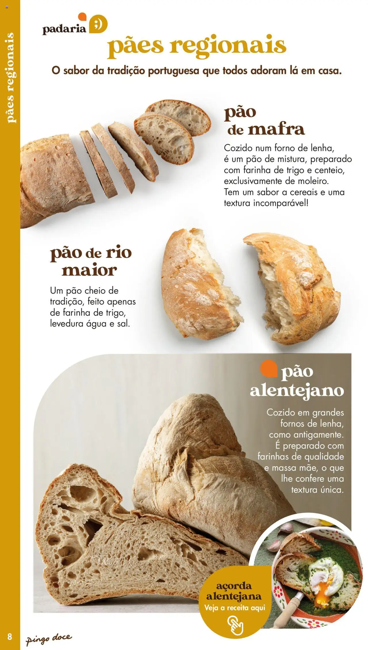 Pingo Doce - Catálogo-Padaria │ válido de 20/05/2025 | Página: 8 | Produtos: Forno, Padaria, Cereais, Massa