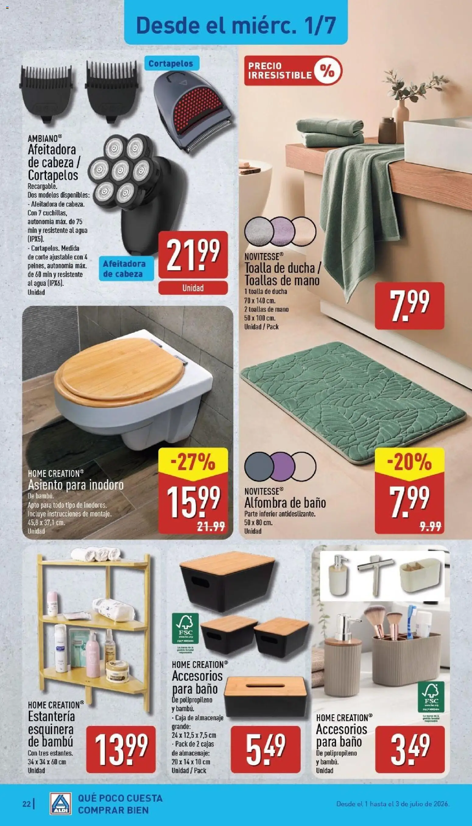 Aldi folleto Canarias │ válido desde el 29/06/2026 | Página: 22