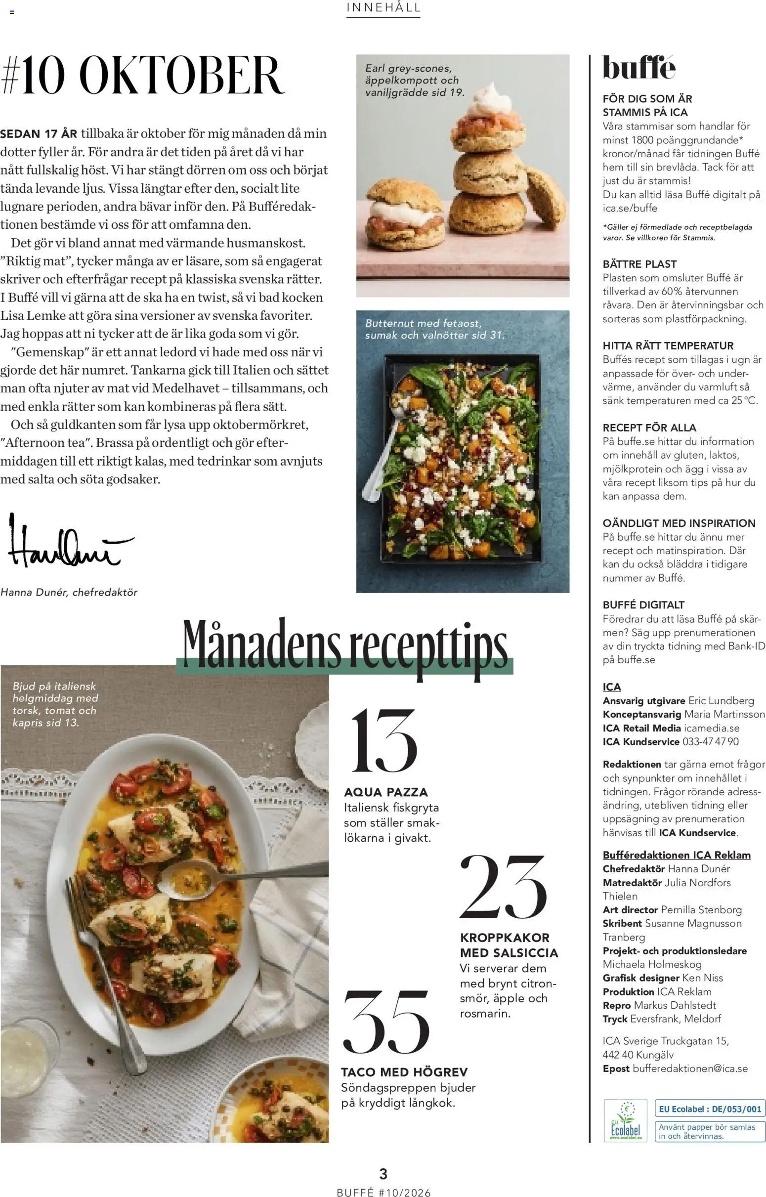 ICA Maxi reklamblad aktuell från 01/10/2026 | Sida: 3 | Produkter: Kapris, Äpple, Papper, Valnötter