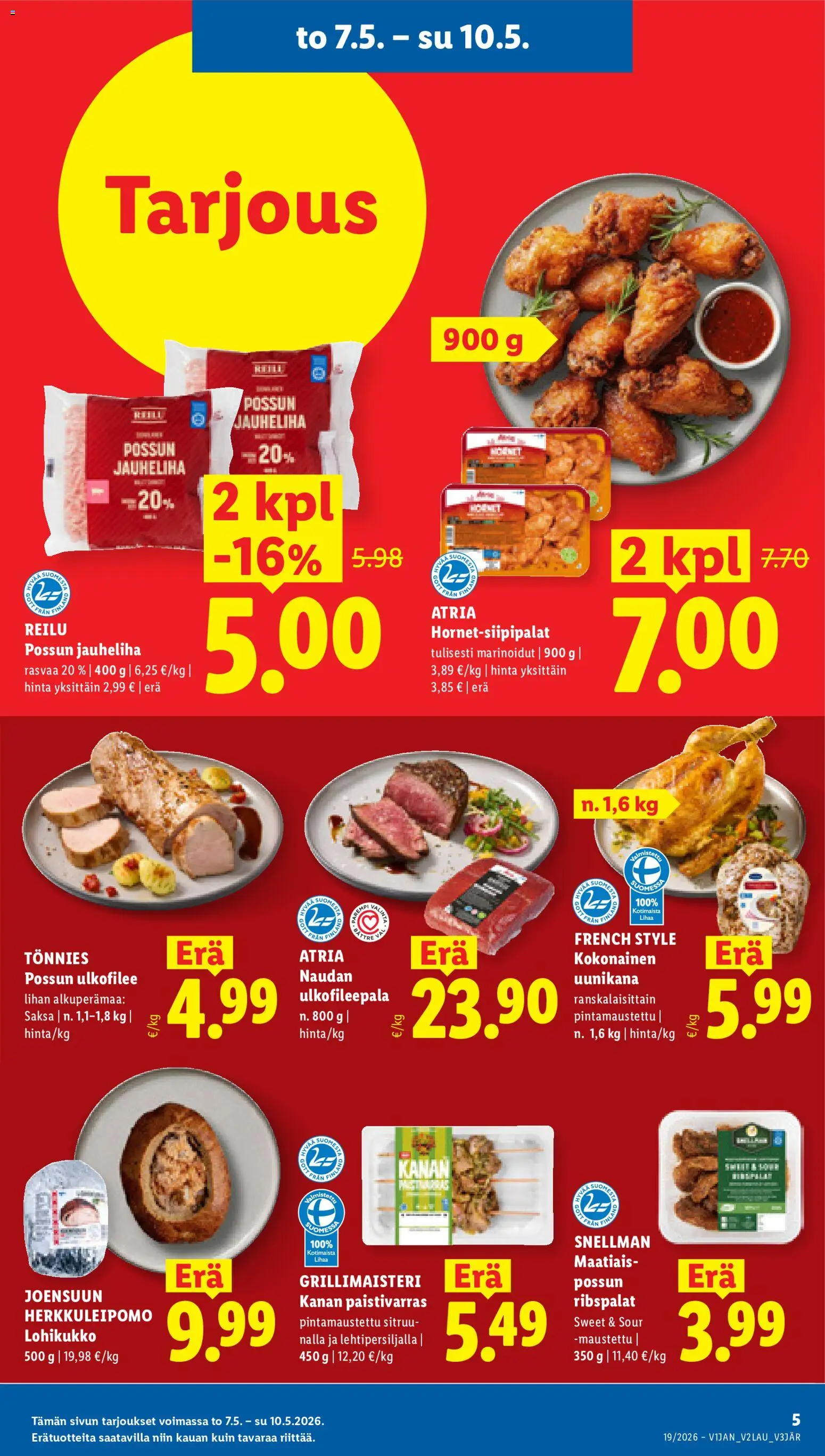 Lidl tarjoukset - Helsinki – voimassa 07.05.2026 alkaen | Sivu: 5