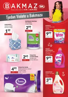 Bakmaz Tjedan Violete - Pregled kataloga iz trgovine Bakmaz, vrijedi od 31.08.2026