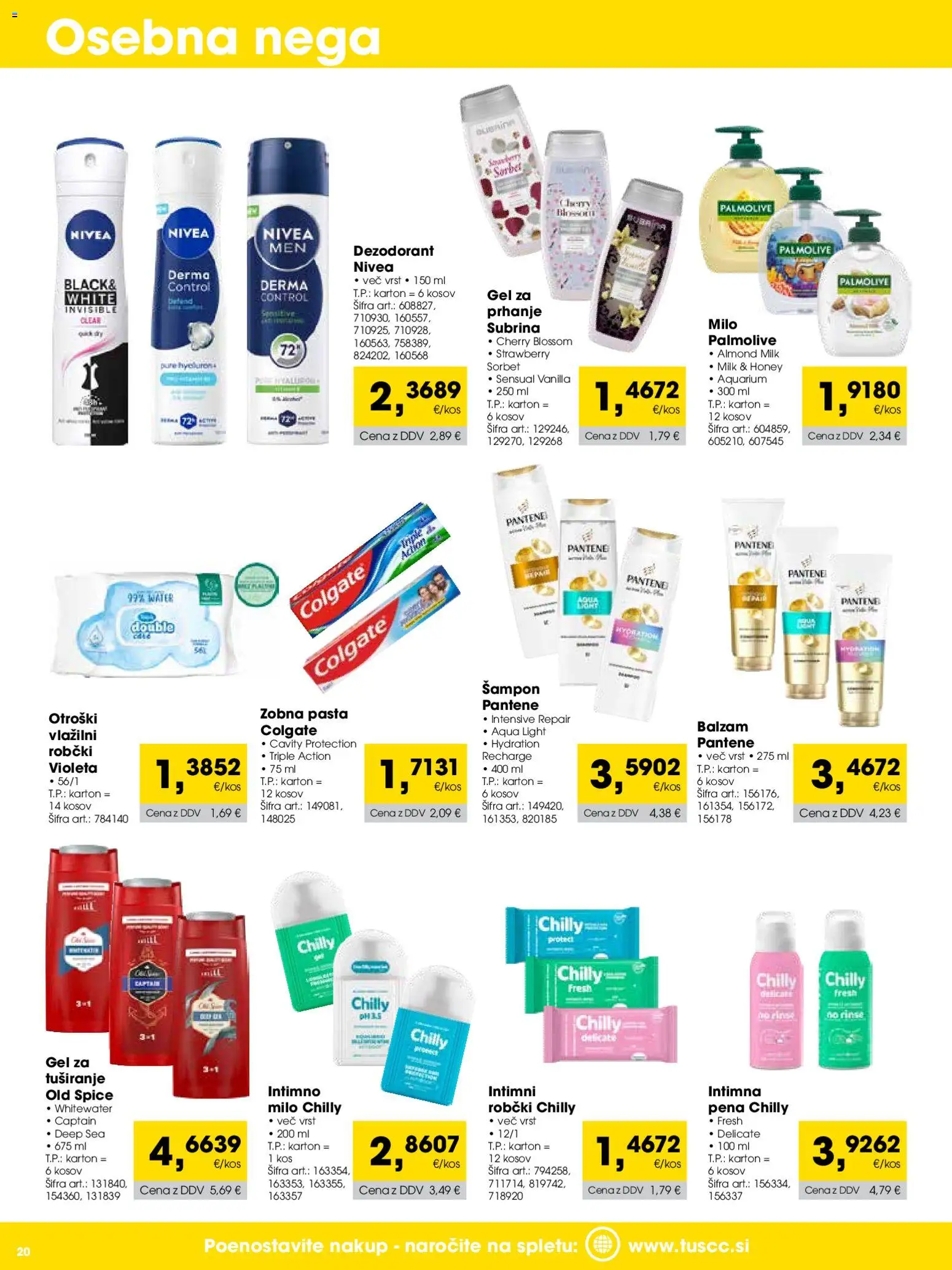 Novi Tuš katalog ponudbe – veljaven od 01.09.2026 | Stran: 20