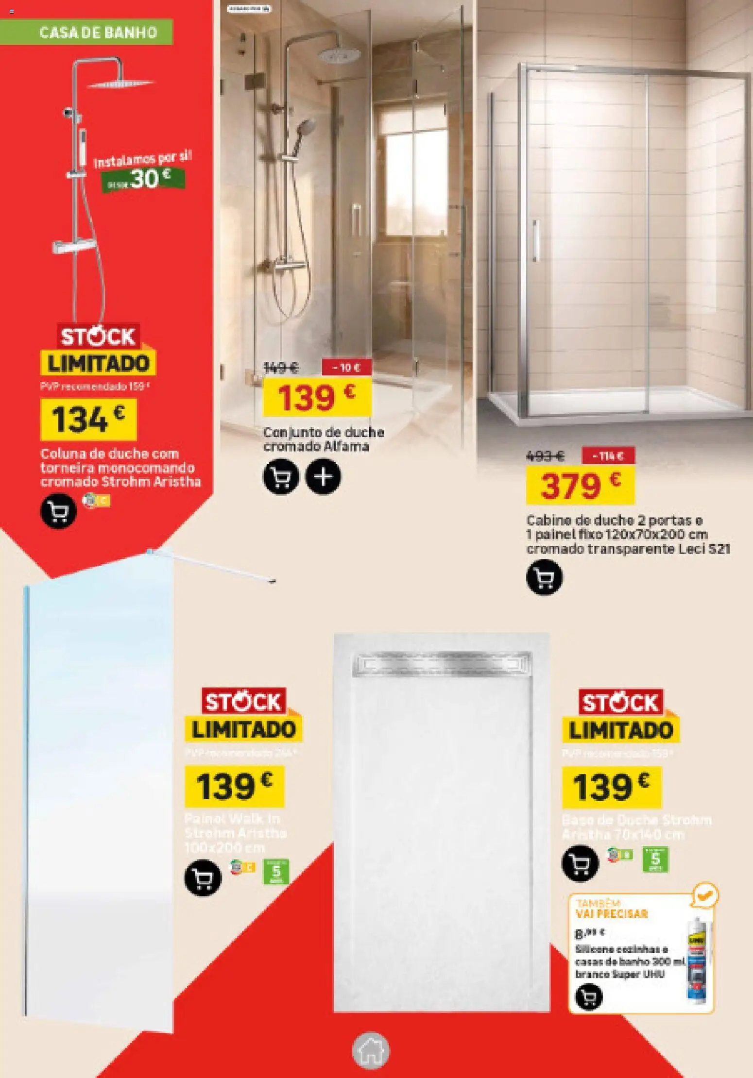 Leroy Merlin Catálogo │ válido de 27/08/2026 | Página: 10 | Produtos: Torneira, Portas, Casa de banho, Banho