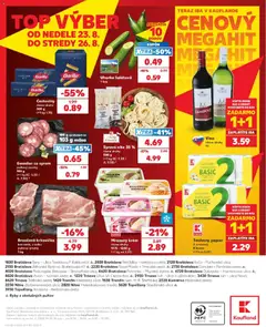 Kaufland SK akciós újság - amely érvényes a következő dátumtól: 2026.08.20. | Oldal: 76 | Termékek: Bourbon, Tento, Barilla, Só