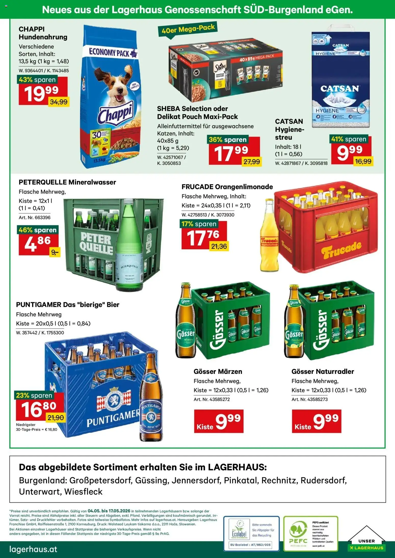 Lagerhaus Wochen Angebote gültig ab 04.05.2026 | Seite: 12 | Produkte: Bier
