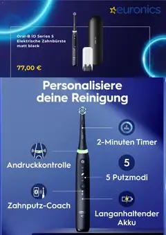 Euronics Black November ab 22.10.2026 gültig | Seite: 5 | Produkte: Elektrische zahnbürste, Zahnbürste