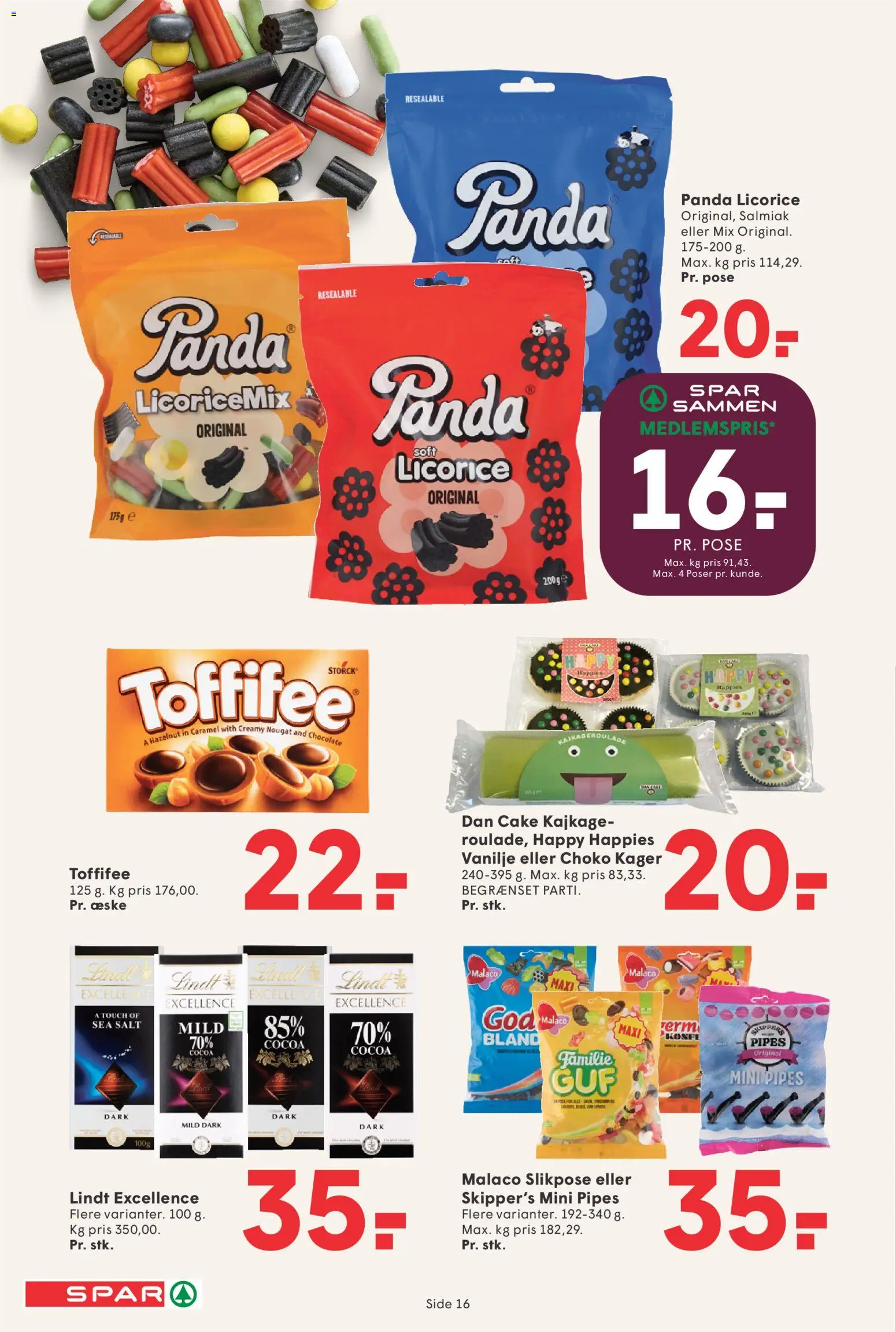 Spar tilbudsavis – gyldig fra 29.05.2026 | Side: 18 | Produkter: Salt, Kager, Vanilje, Nougat